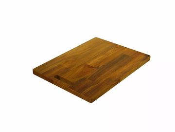 Picture of Acacia, planche à découper à joint bout à bout, teck doré, 400x300x20mm 16 "x 12" x 0.75 "