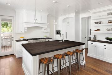 interbuild acacia wood kitchen countertops in calgary custom islands for sale